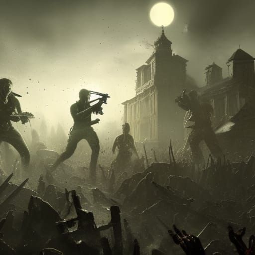 Call of Duty Zombies Matte Painting