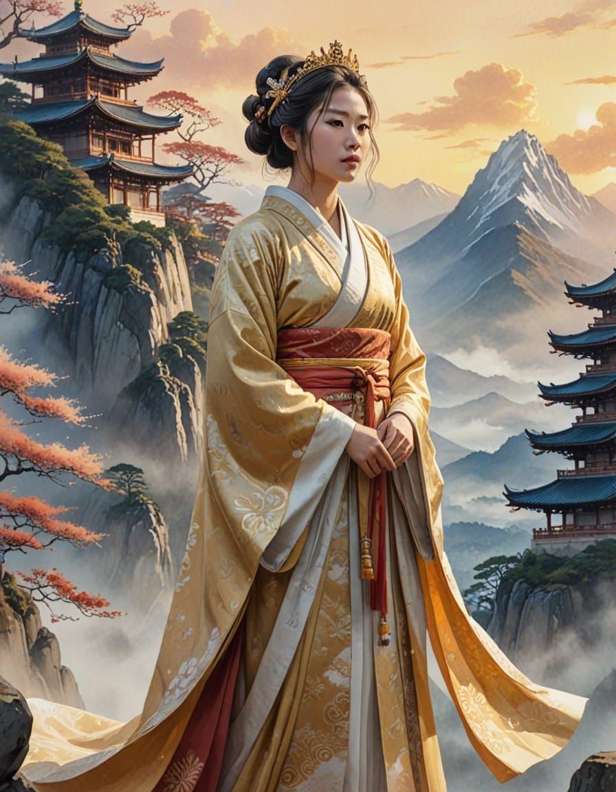 Queen Himiko Holds Court in Mystical Yamatai