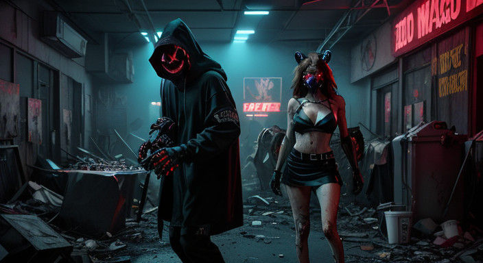 Gritty Post-Apocalyptic Drama in Gritty, High-Contrast Film...