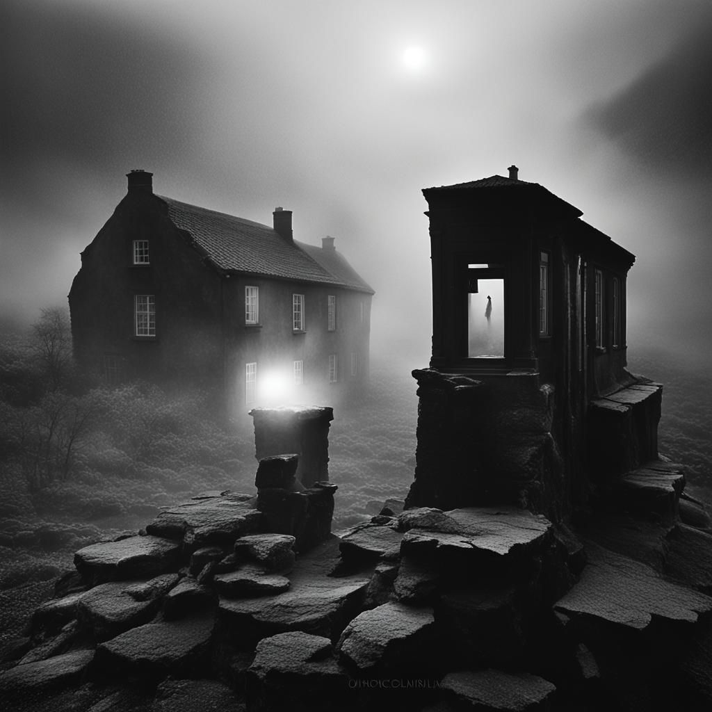Ethereal Black and White Fog Photography