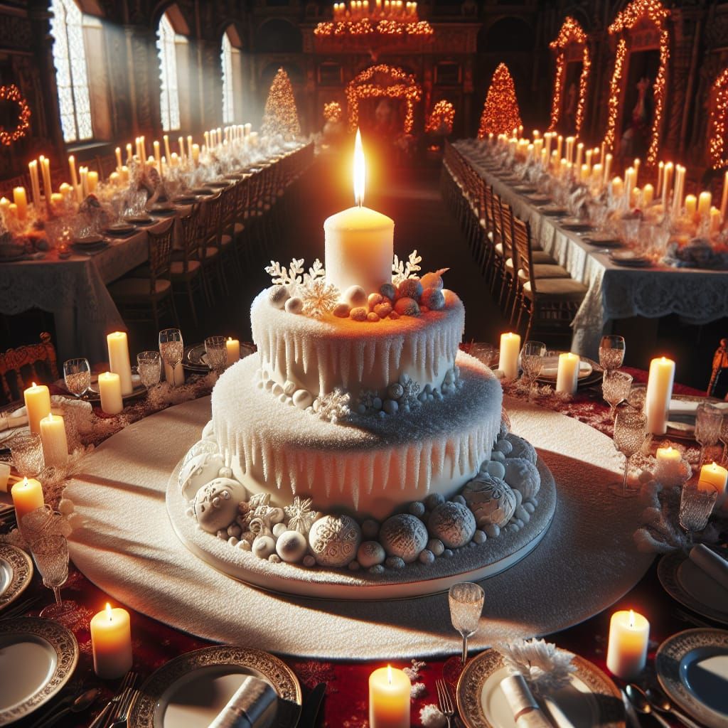 Winter Wonderland Celebration Table in Festive Style