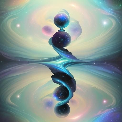 Cosmic Vortex: Surreal Galaxies in Abstract Expressionism