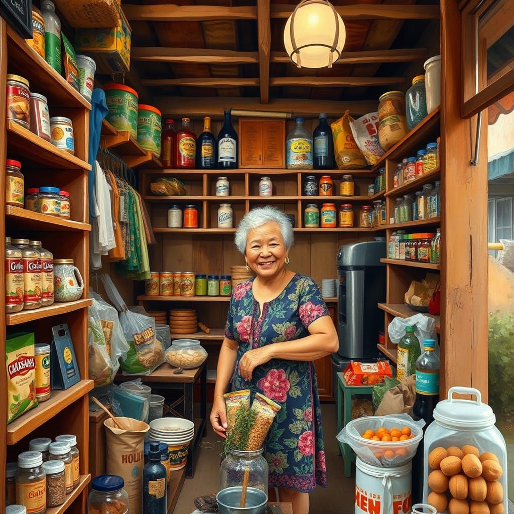 Cozy Filipino Sari-Sari Store by Gentle Grandma Vendor