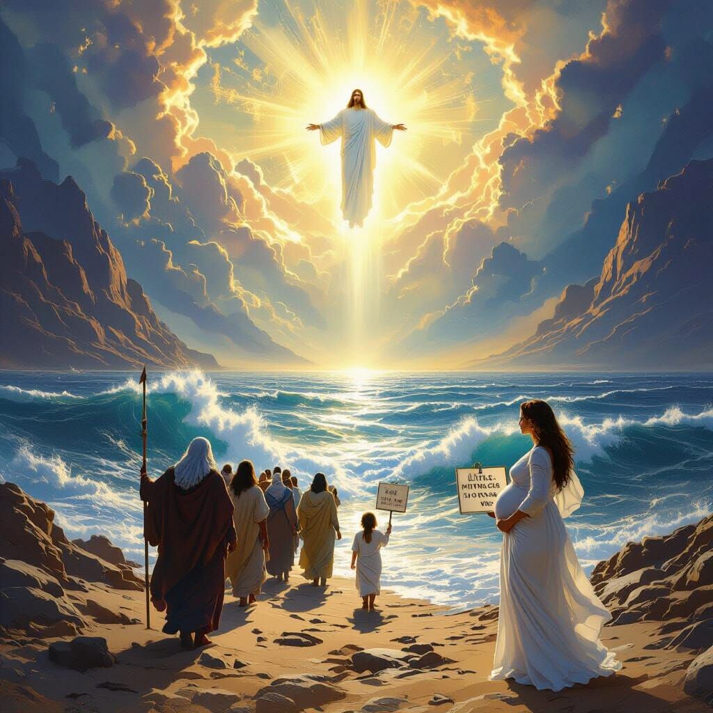 Divine Sea Parting: Miracle on the Way