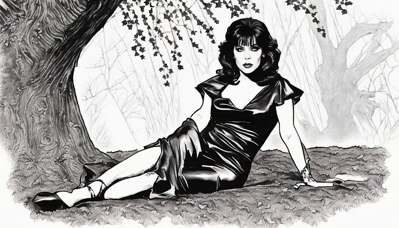 Alyssa Milano as Elvira in Amber Light