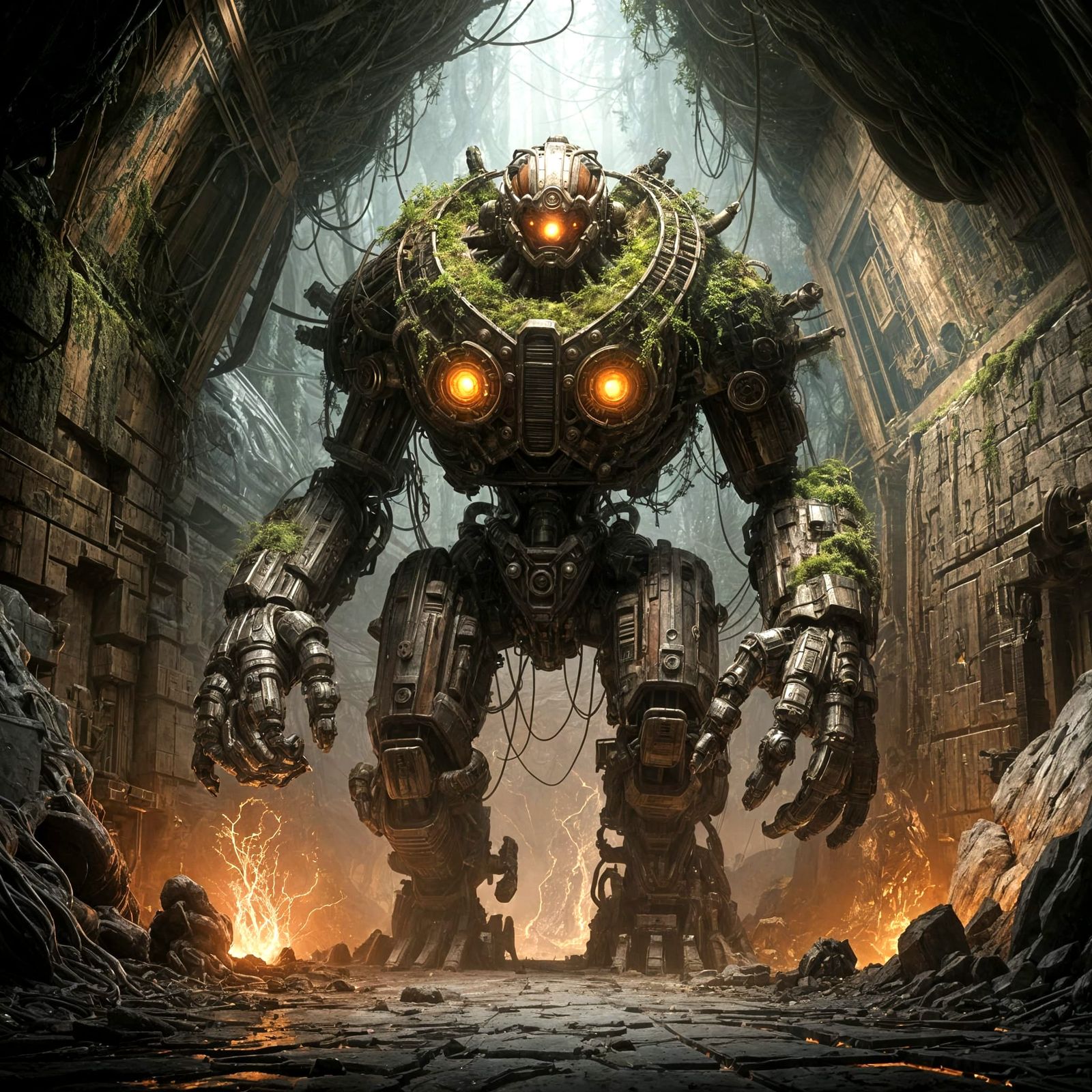 Ancient Mechanical God Awakens Beneath the Earth