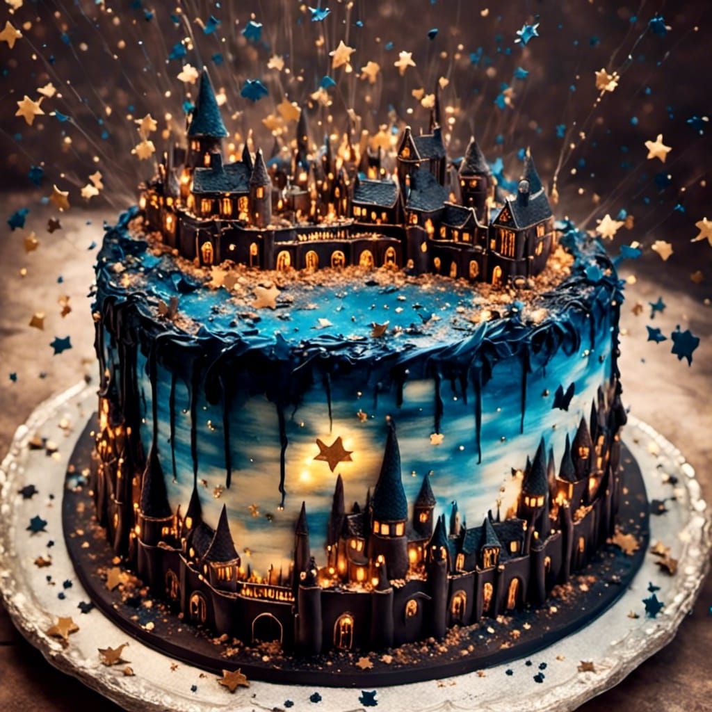 Harry Potter Themed Cake Decoration