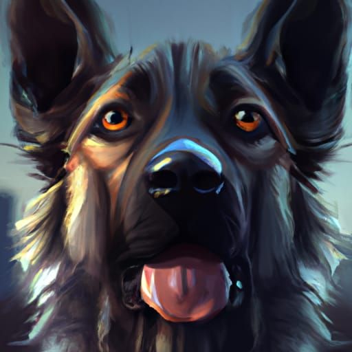 Hyperdetailed Portrait of the Cutest Dog in Unreal Engine