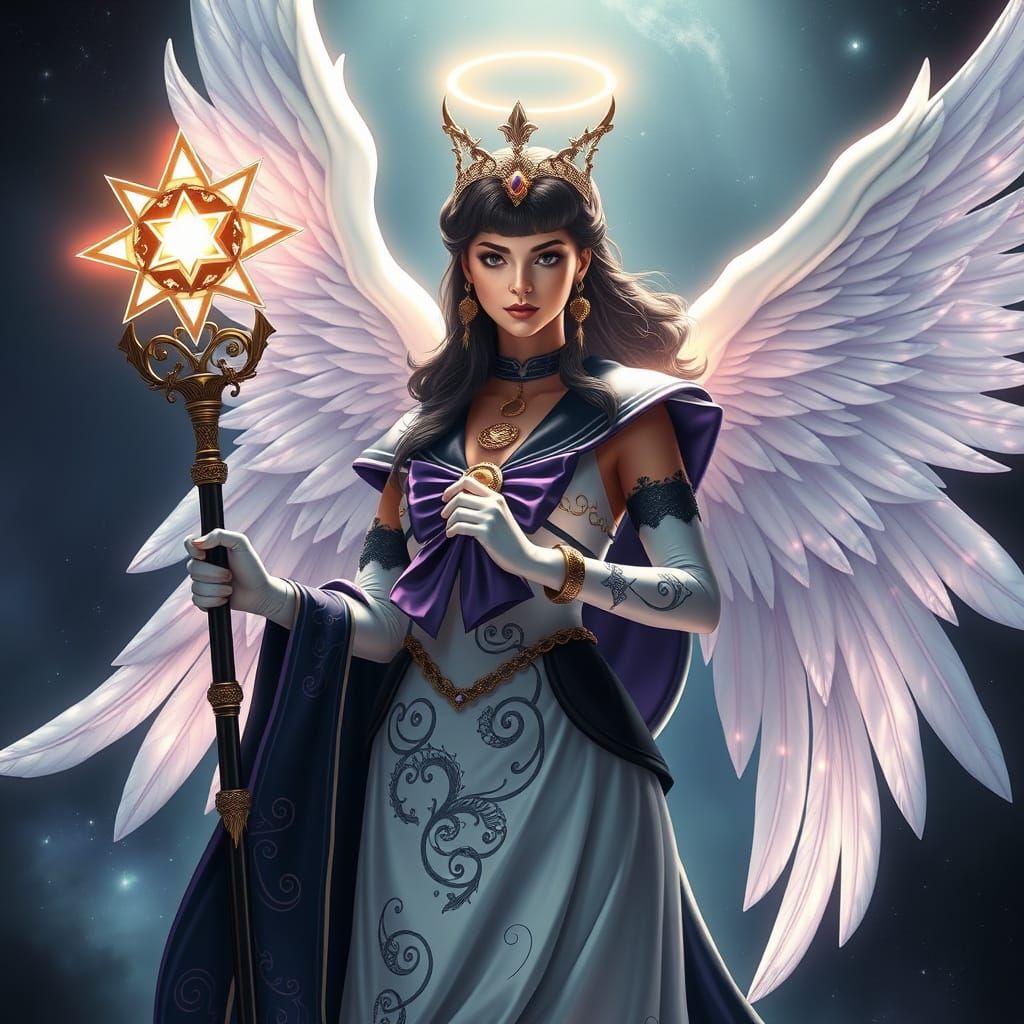 Sailor Pluto Goddess in Cosmic Glory