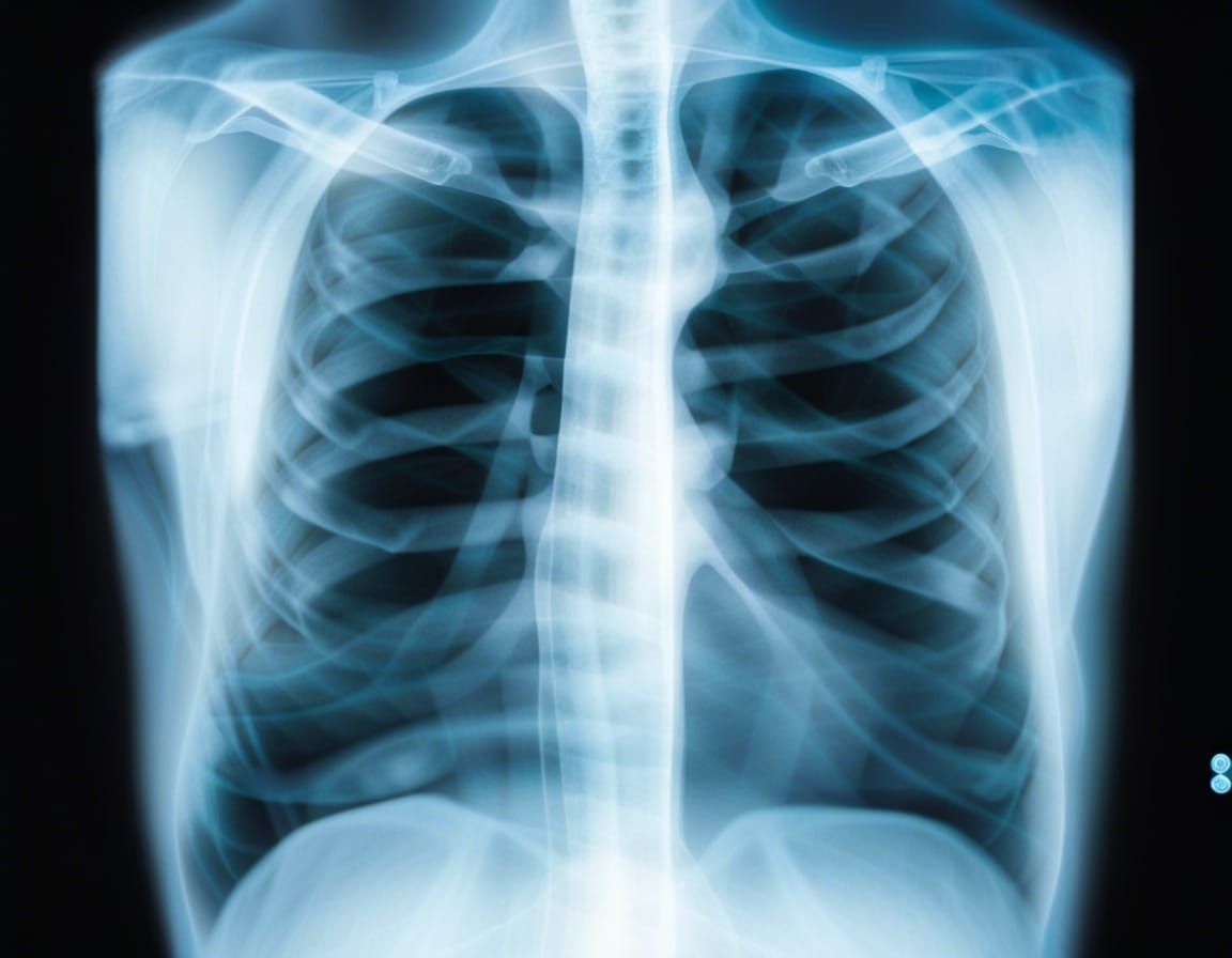 Detailed Medical Chest X-Ray Image