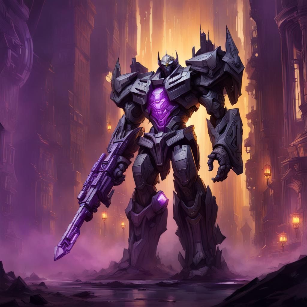 Megatron in Dark Fantasy Concept Art