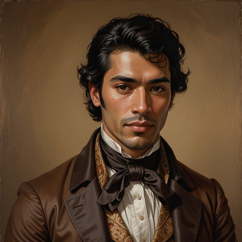 Colombian Gentleman in 1800s Attire