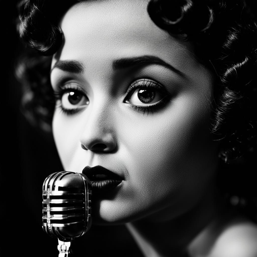 Betty Boop Sings in Moody Film Noir