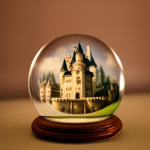 Fairytale Castle in Crystal Ball
