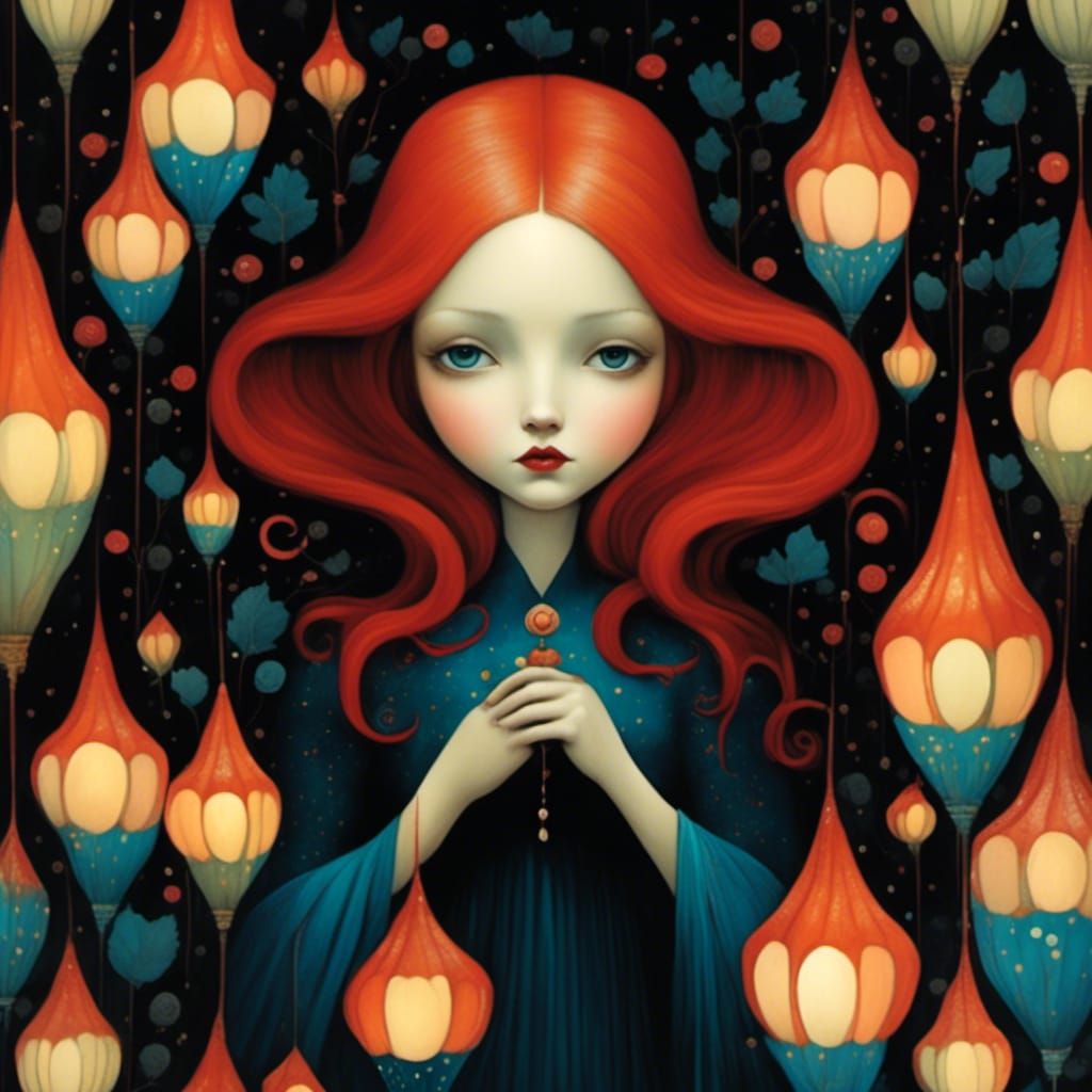 Moody Girl Portrait Inspired by Lacombe's Style