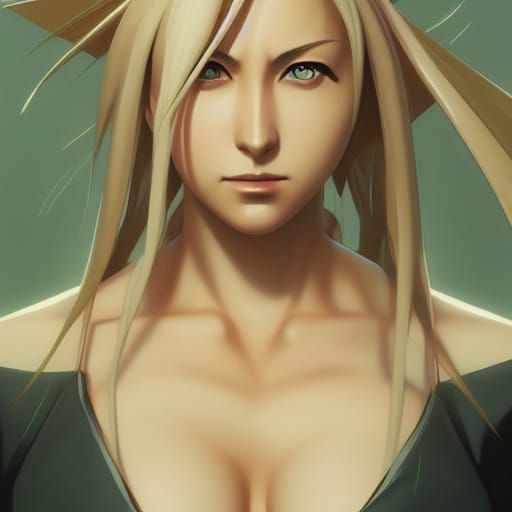 Tsunade Portrait in Artgerm Style