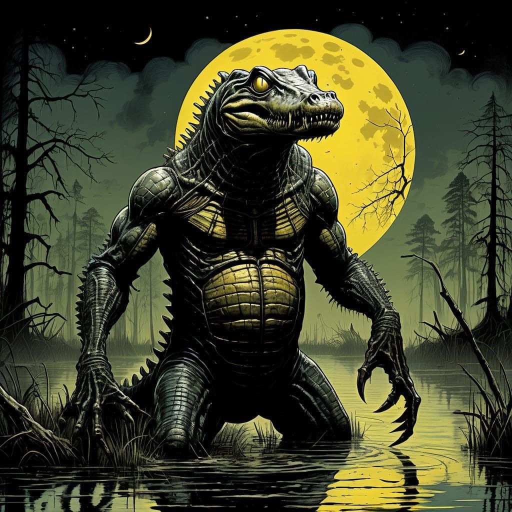 Vintage horror comic book look 3