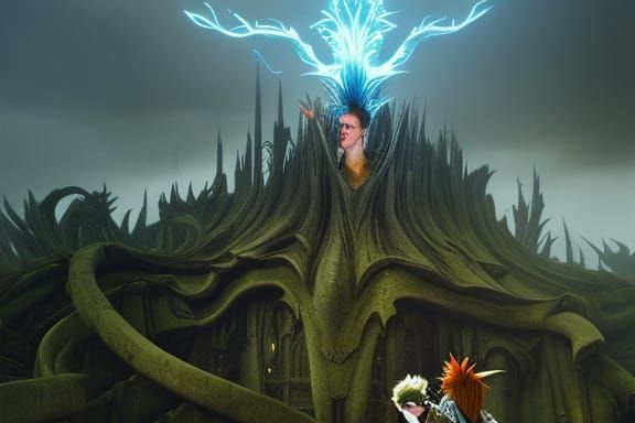 Goblin King Jareth: Fantasy Portrait in Digital Art