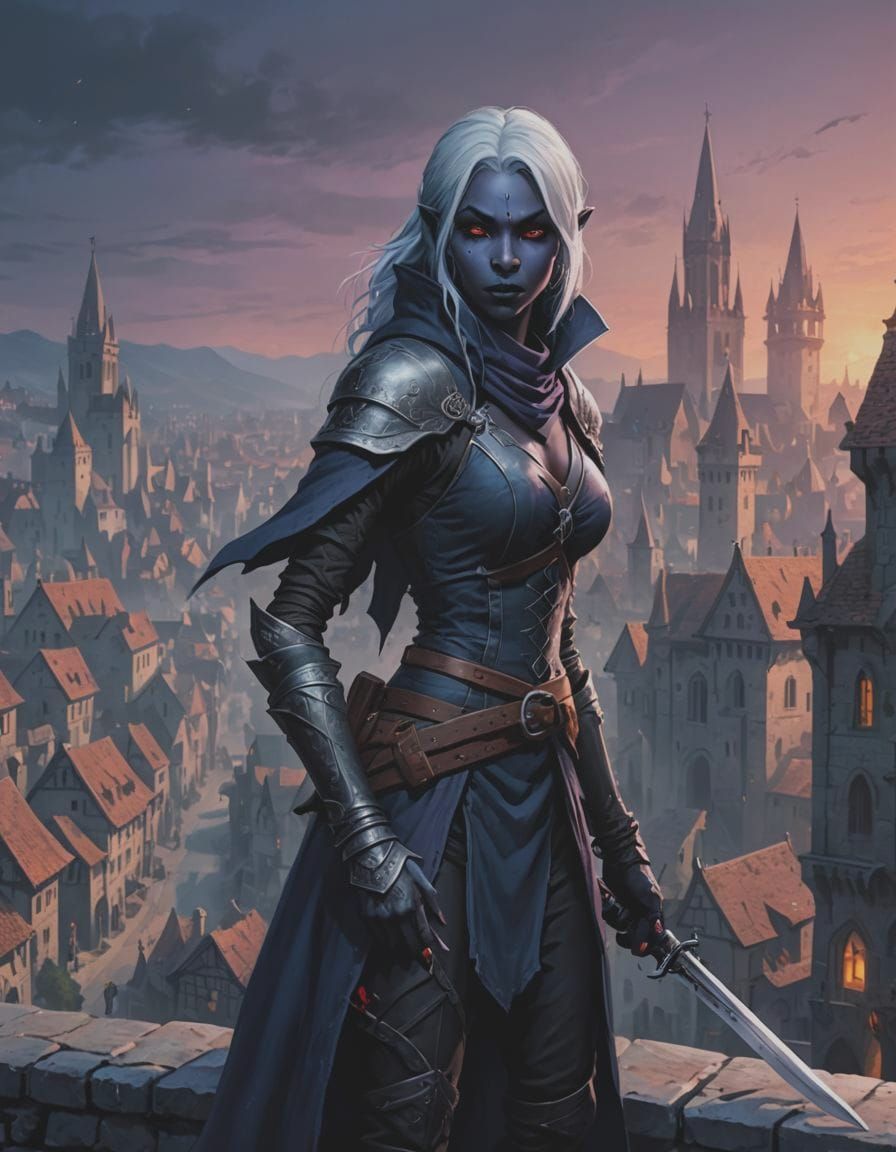 Female Drow Assassin