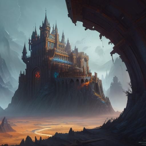 Fantasy Loot Symbol on Coin, Digital Art