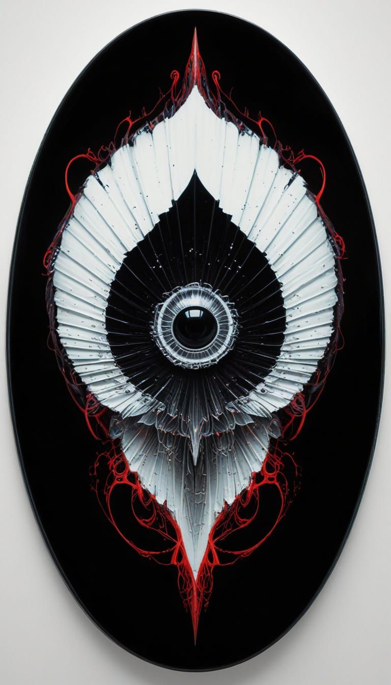 Ornate Qliphothic Shell Husk-Worlds in Gothic Art Style