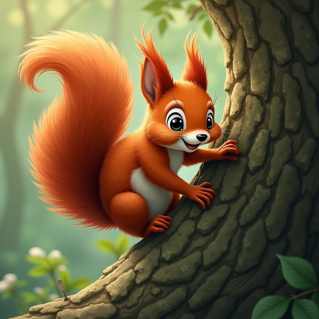 A Red Squirrel