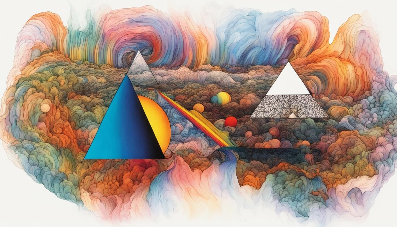 Dark Side of the Moon: Quantum Zentangle Prism