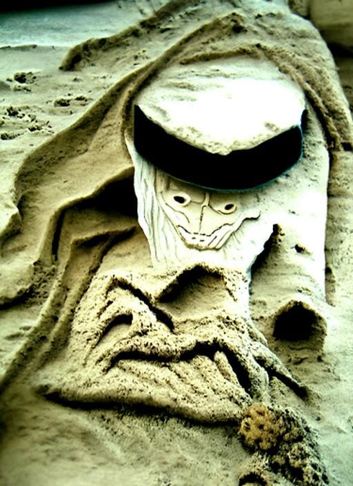 Creepy Sandman in Gothic Art Style