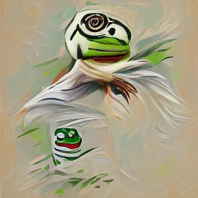 AI Generated Image of Pepe