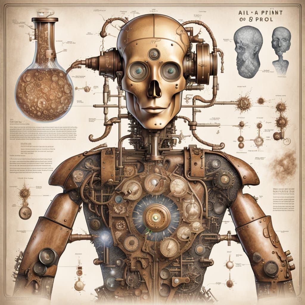 Evolved creation - "Half a Pint of 80 Proof Alcohol on the A.I. Mind"