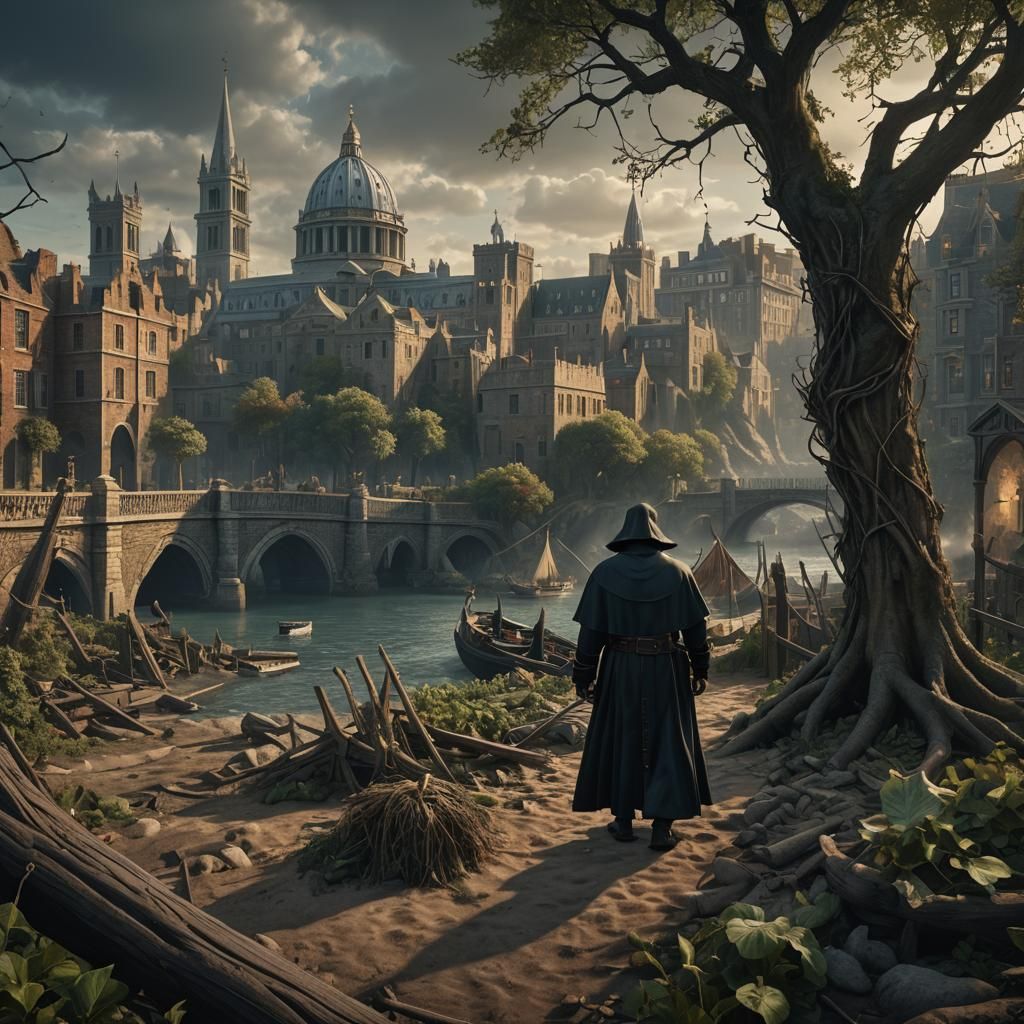 Perretta Frightens Grim Reaper in London, 1896