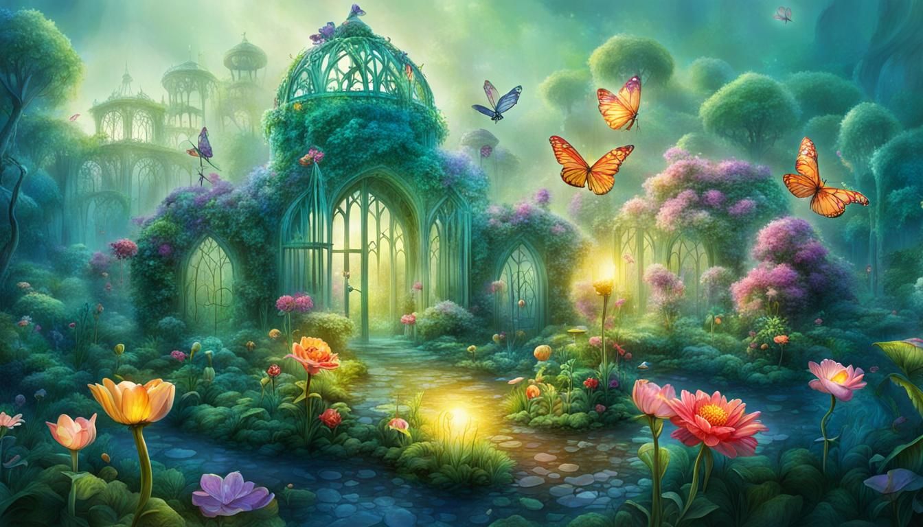 Enchanted Garden: A Dreamlike Paradise