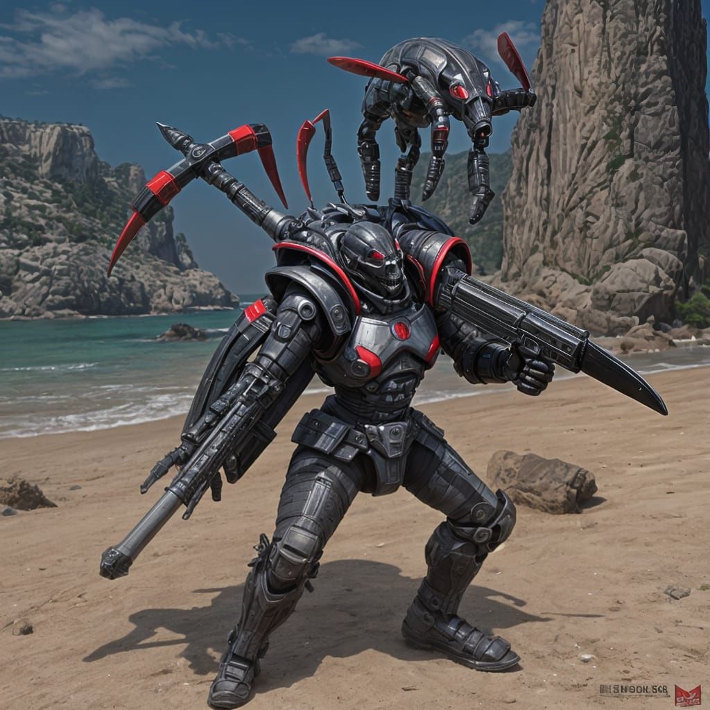 Cybernetic Creature Combines Hydra Drone and Gladius in Fier...