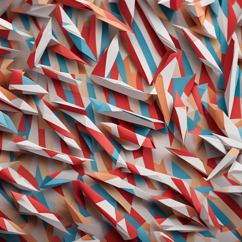 Origami Where's Waldo Papercraft in 8K