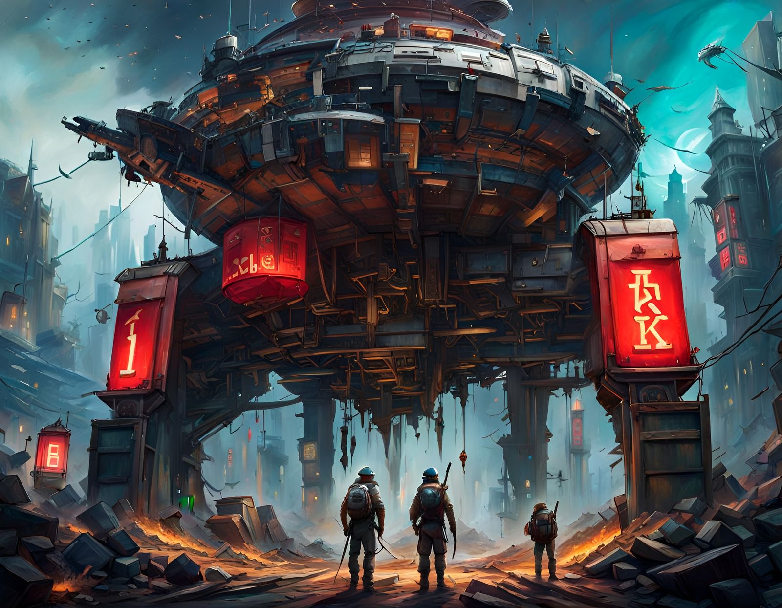 Crystron Halqifibrax: Detailed Fantasy Art Masterpiece