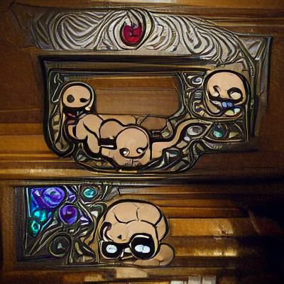 Binding of Isaac in Art Nouveau Style