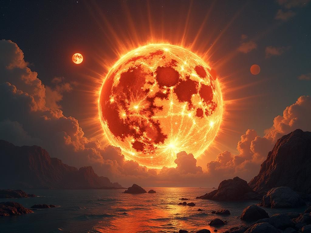 Solar Eye Blinking Where Hadrons Collide