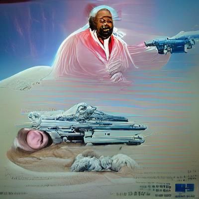 Star Wars Album Cover Featuring Barry White