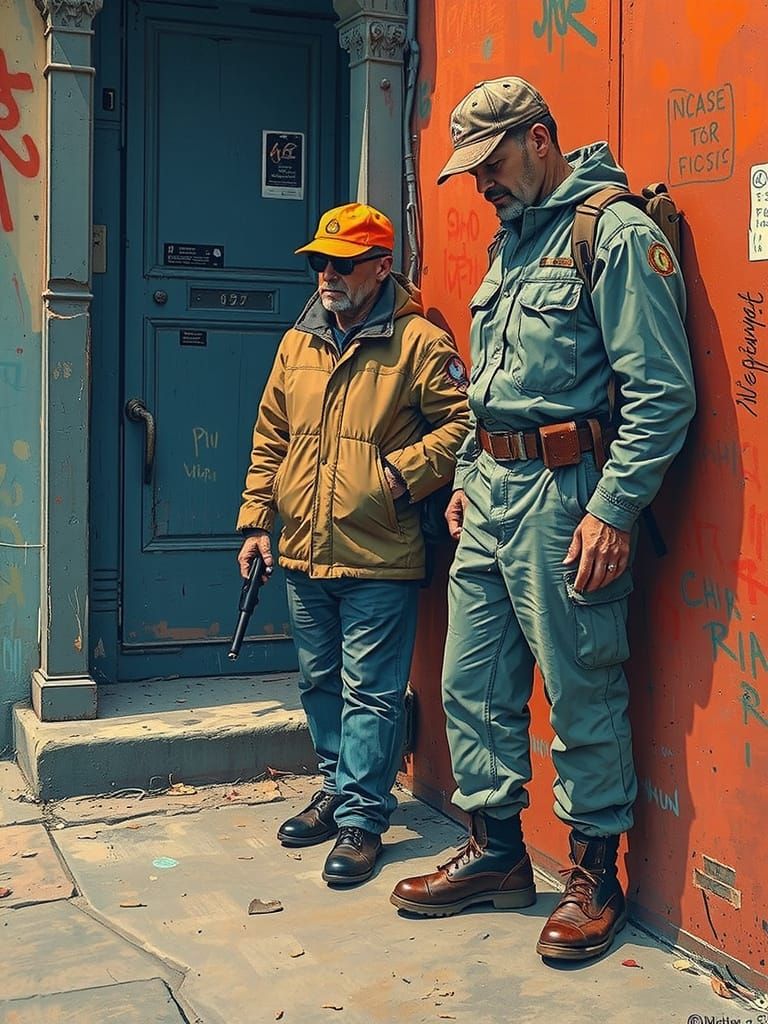 Moebius Style Graffiti Art