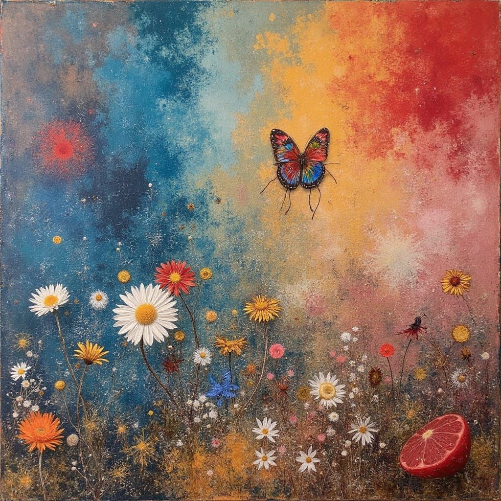 Expressionist Summer's End Impasto Painting