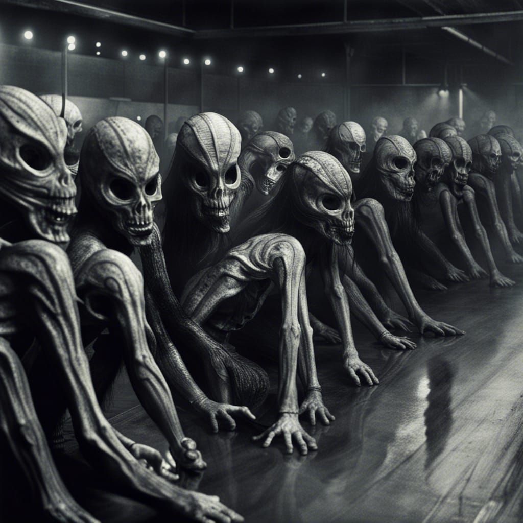 Scandinavian poltergeist party at the roller rink