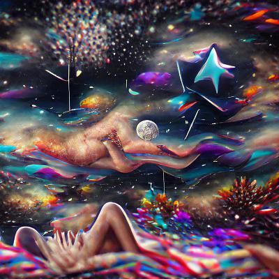 Cosmic Star Counting: Holographic Astral Illustration