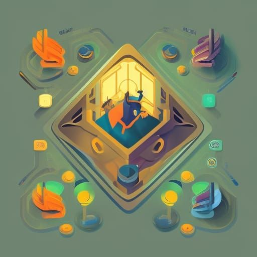 Team Collaboration in Vector Art Style