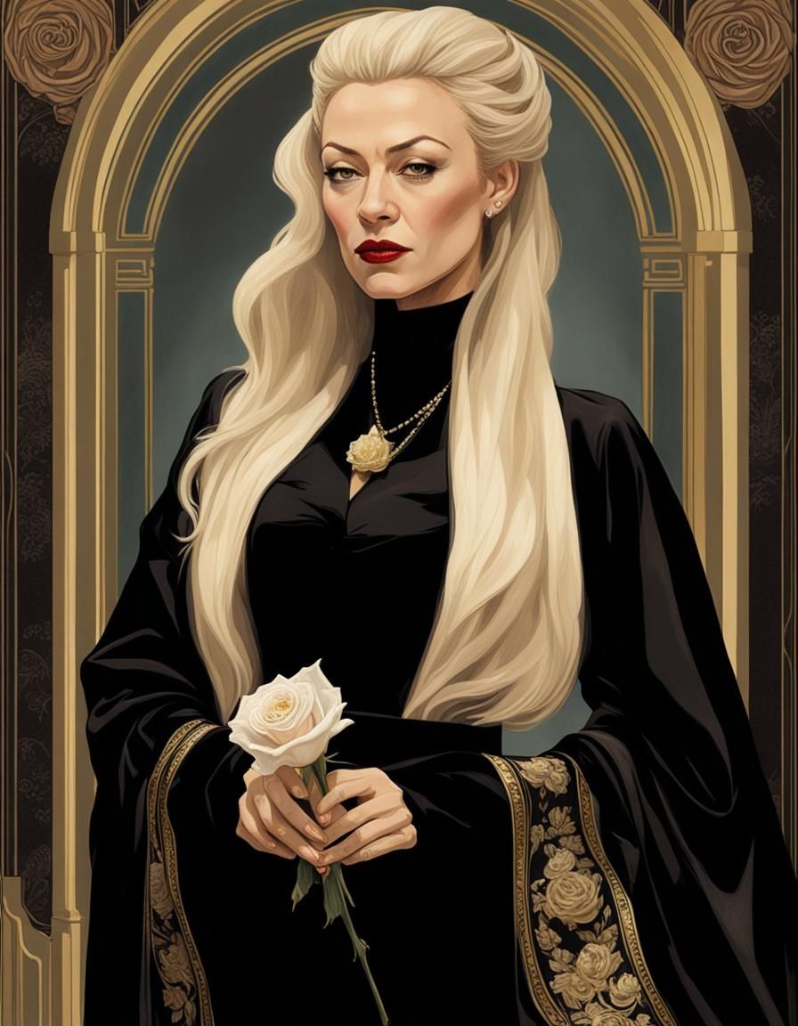 Narcissa Malfoy - Tarot Card Series