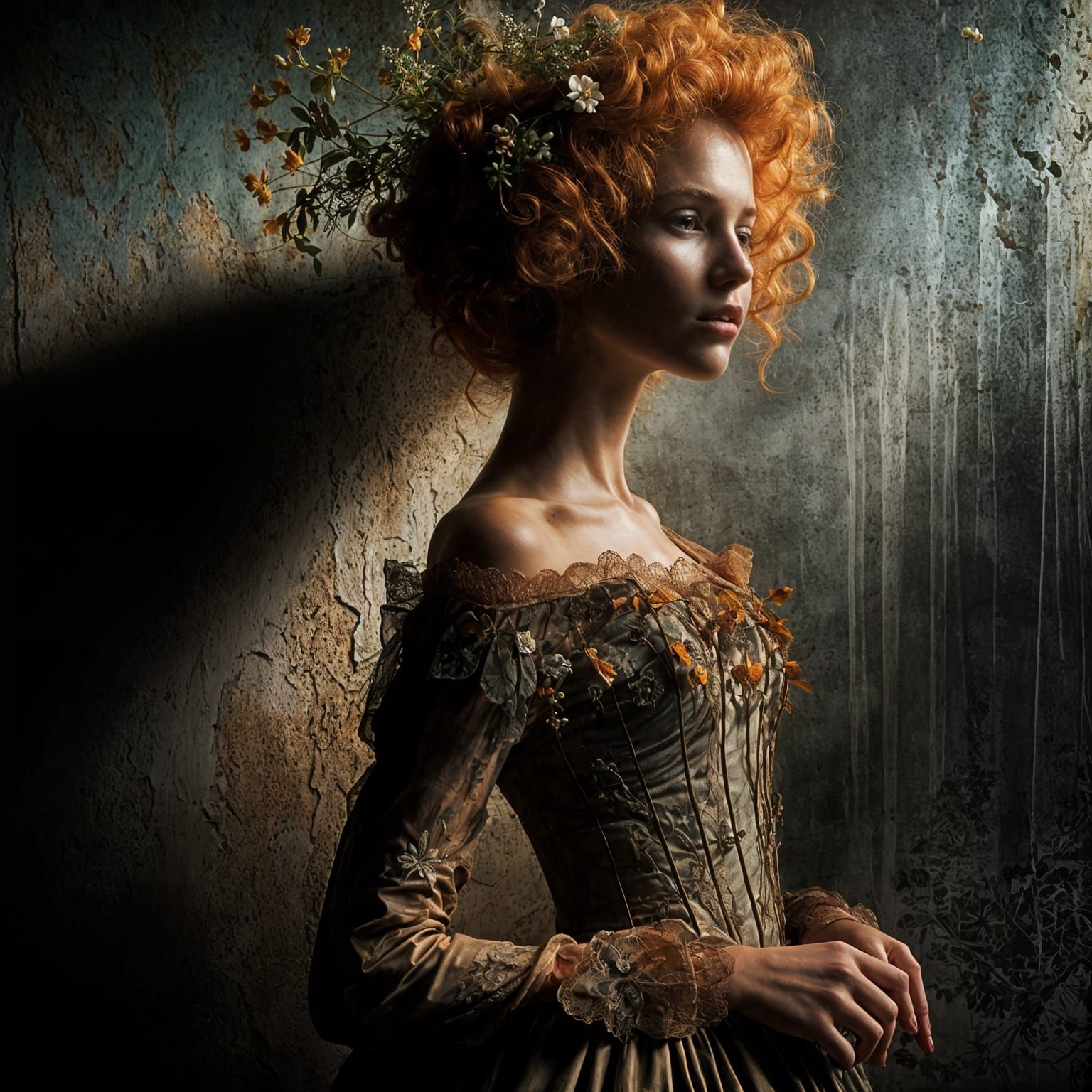 Ethereal Woman in Macro Photography