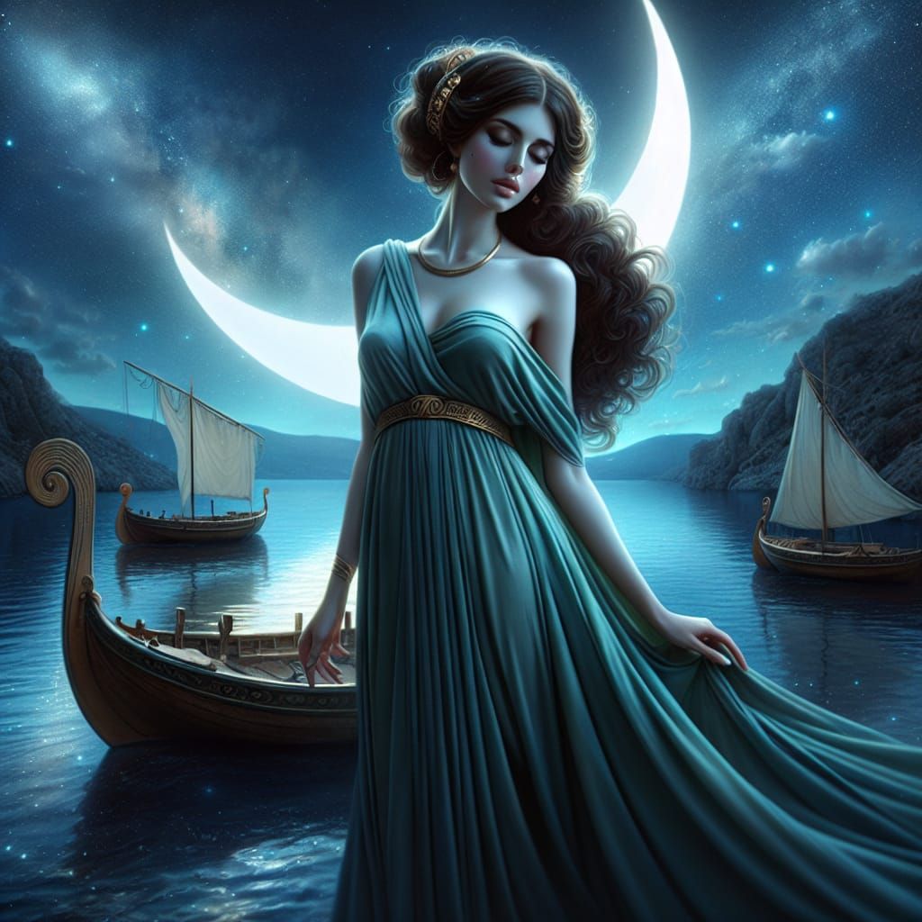 Brizo Emerges from the Aegean Sea