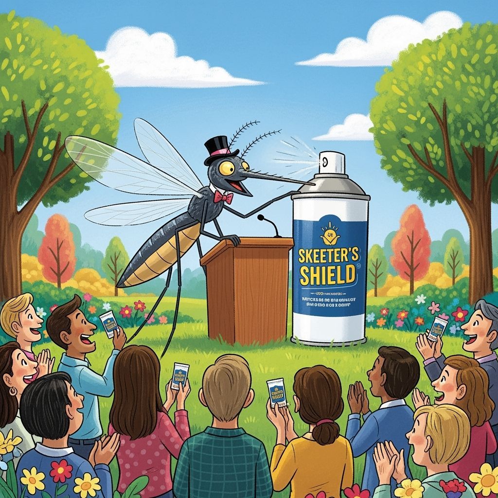 Mosquito Launches New Repellent in Whimsical Park Scene
