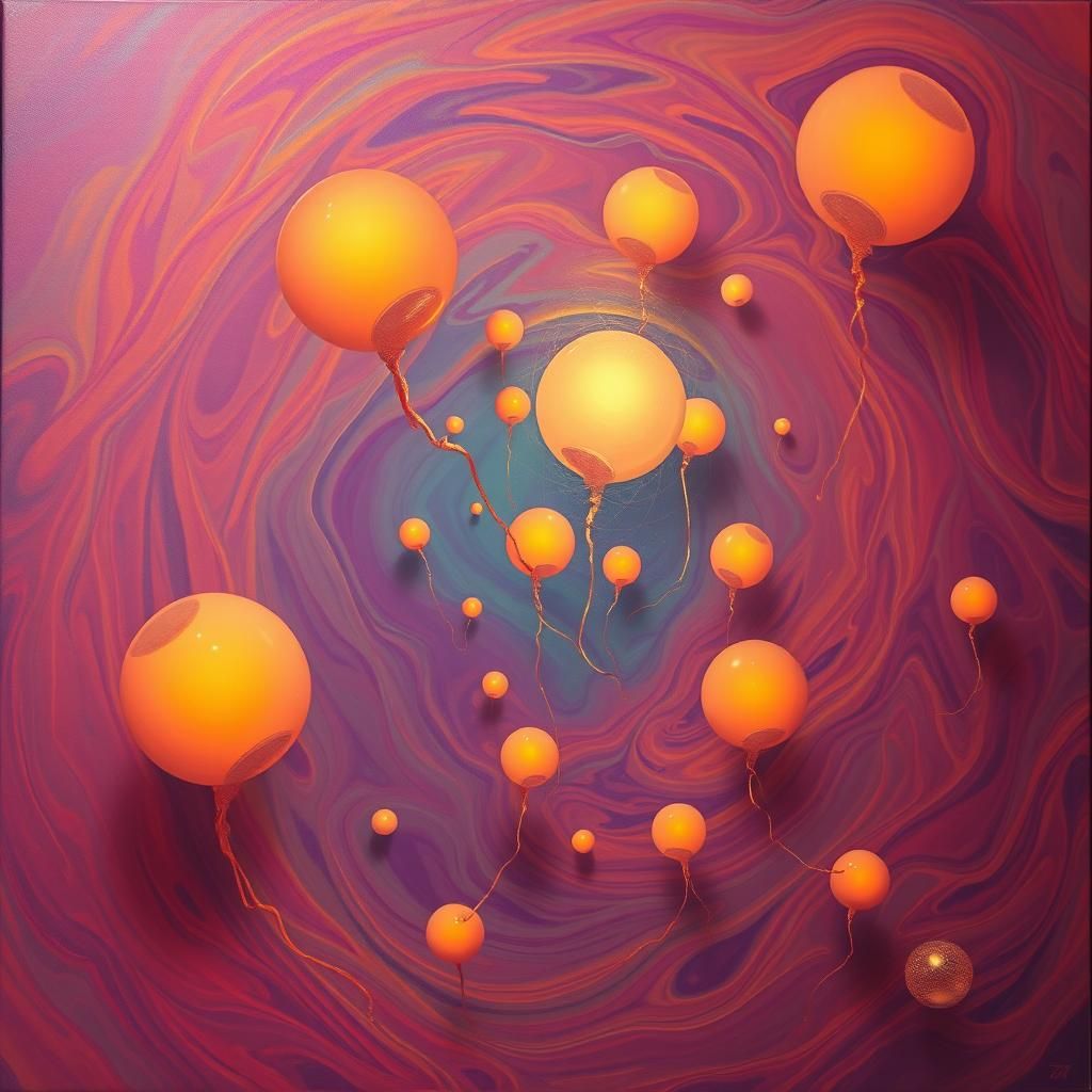 Mystical Soup in Surrealist Dreamscape Style