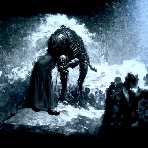 Painful Torture Scene in Horror Style