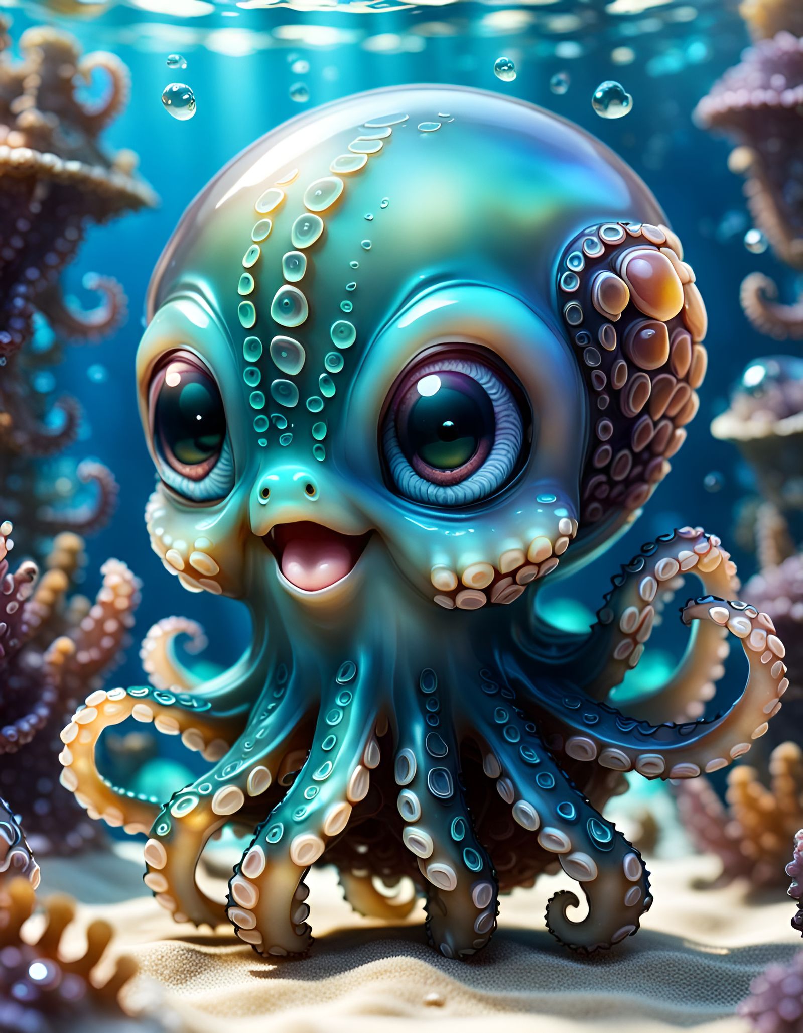 Squint, the Chibi Octopus